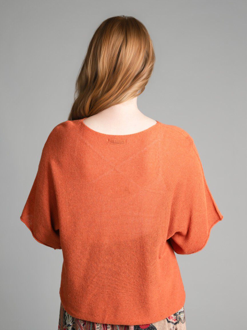 Short Sleeve Dolman Sweater