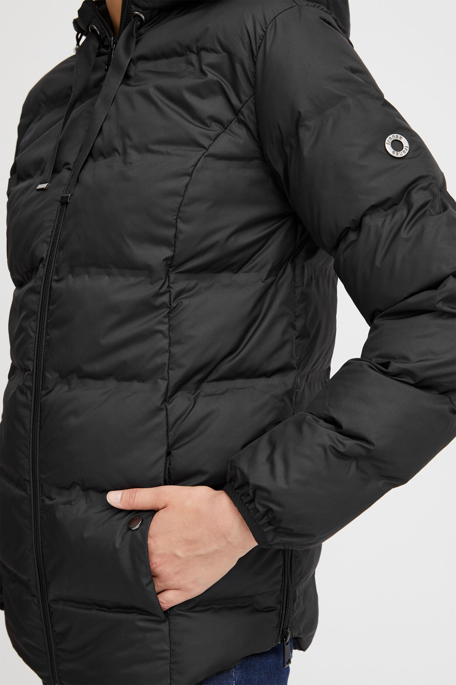 Removable Hood Puffa Jacket  Image 3