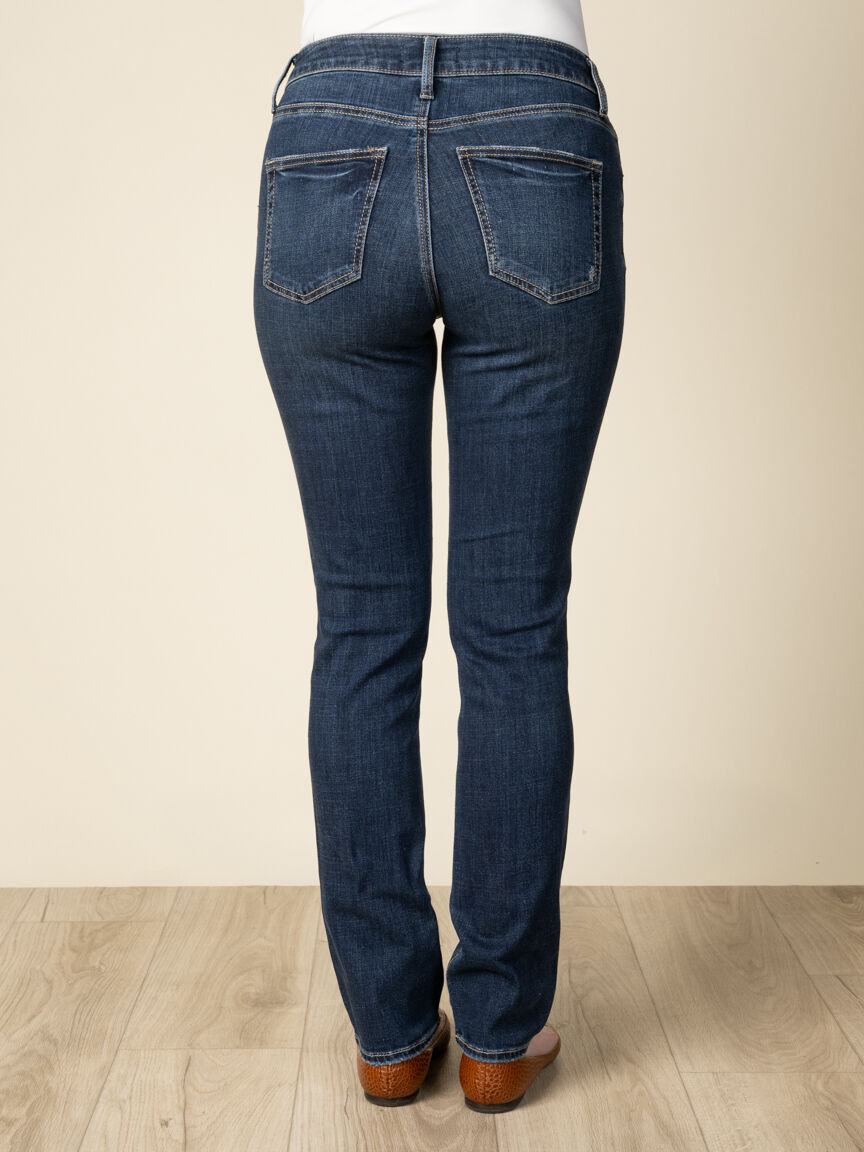 Avery Straight Curvy Fit High Rise Jeans