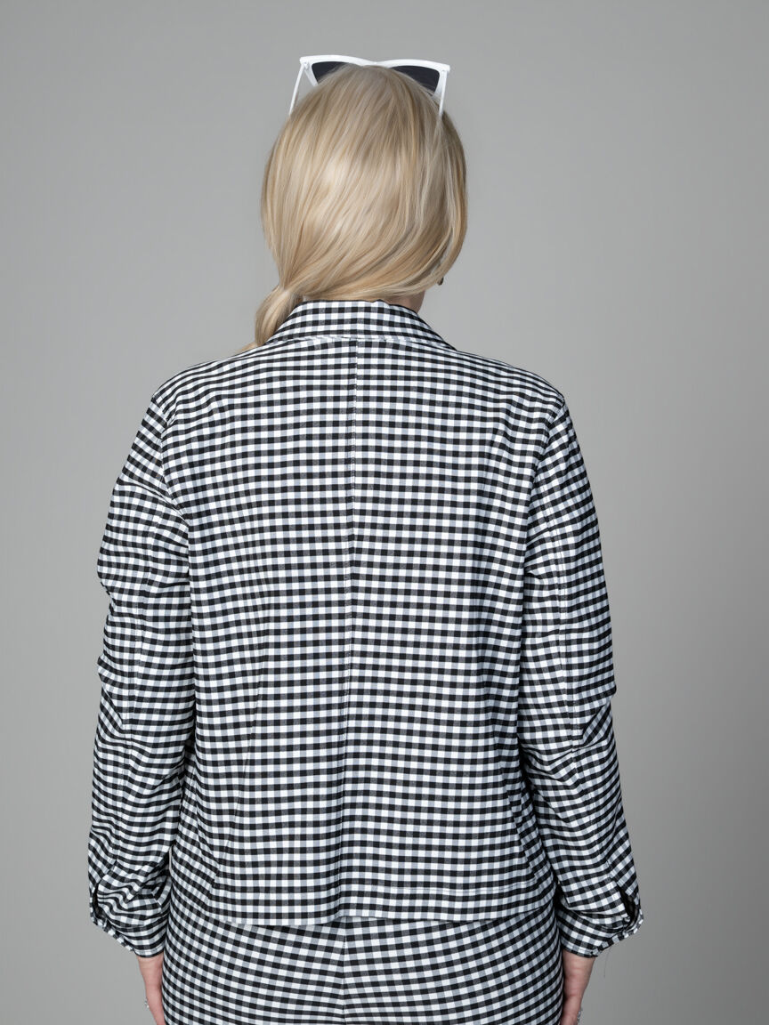 Long Sleeve Button Front Top With Pockets