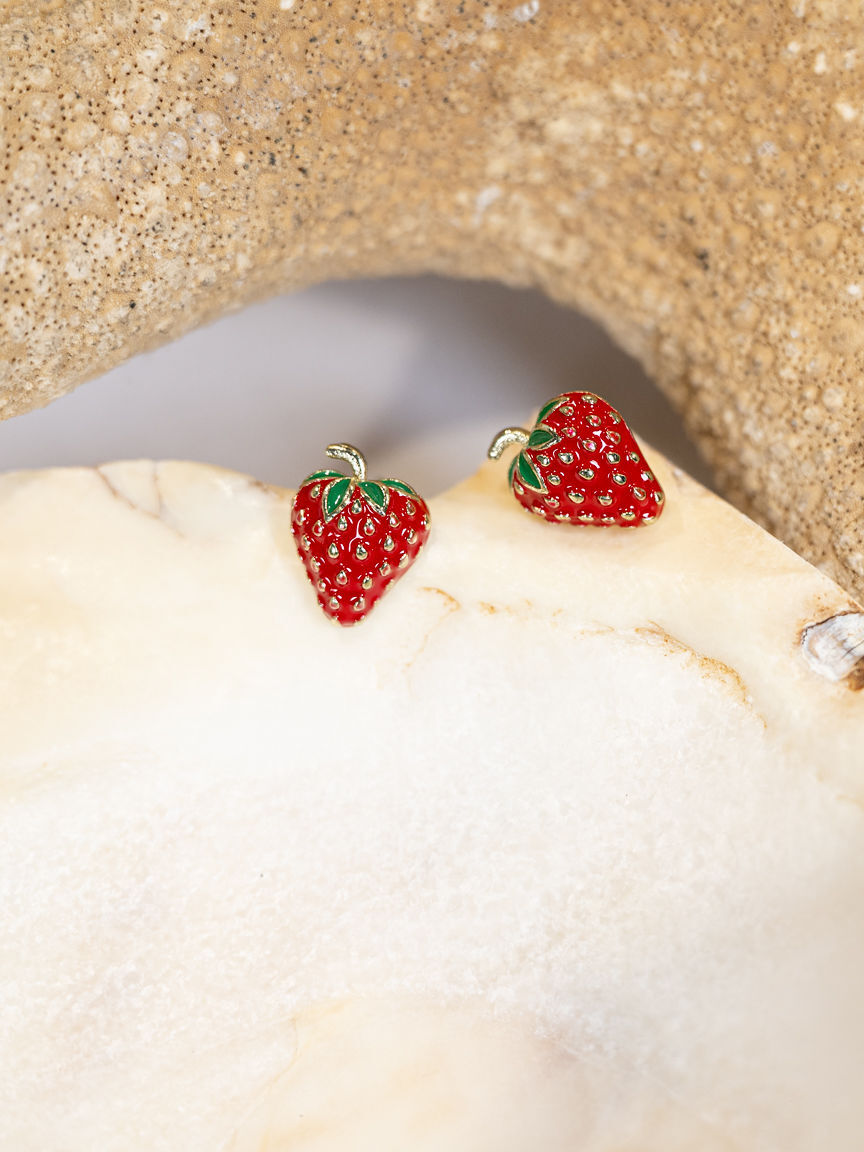Strawberry Stud Earrings