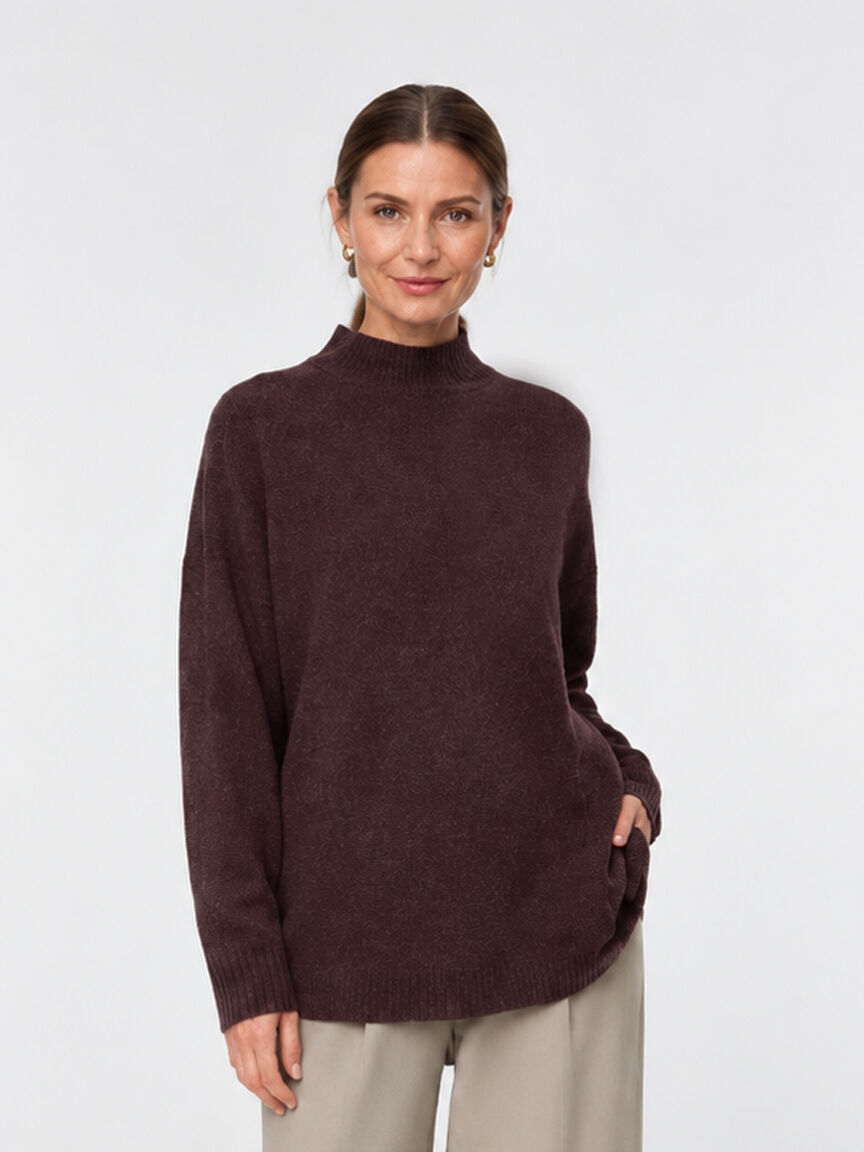 Crew Neck Knit Tunic