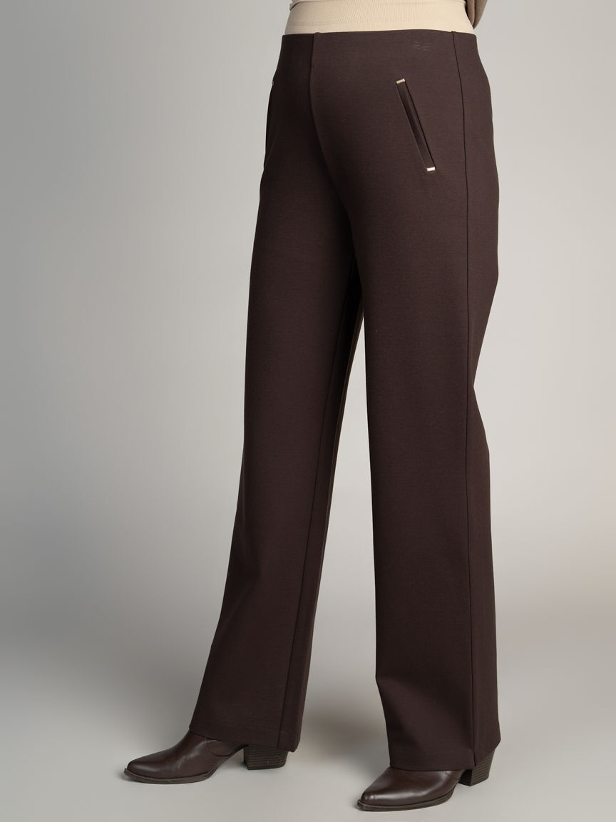 Straight Leg Pull-On Pants Image 2