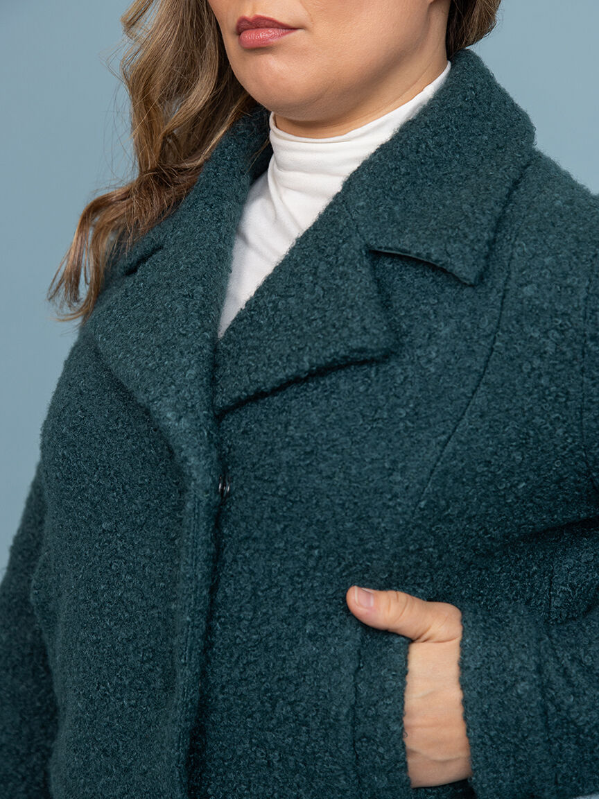 Hip Length Boucle Jacket Image 5