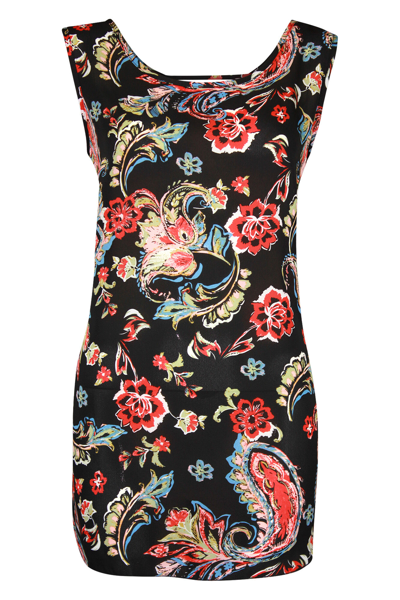 Sleeveless Criss Cross Back Top Image 1