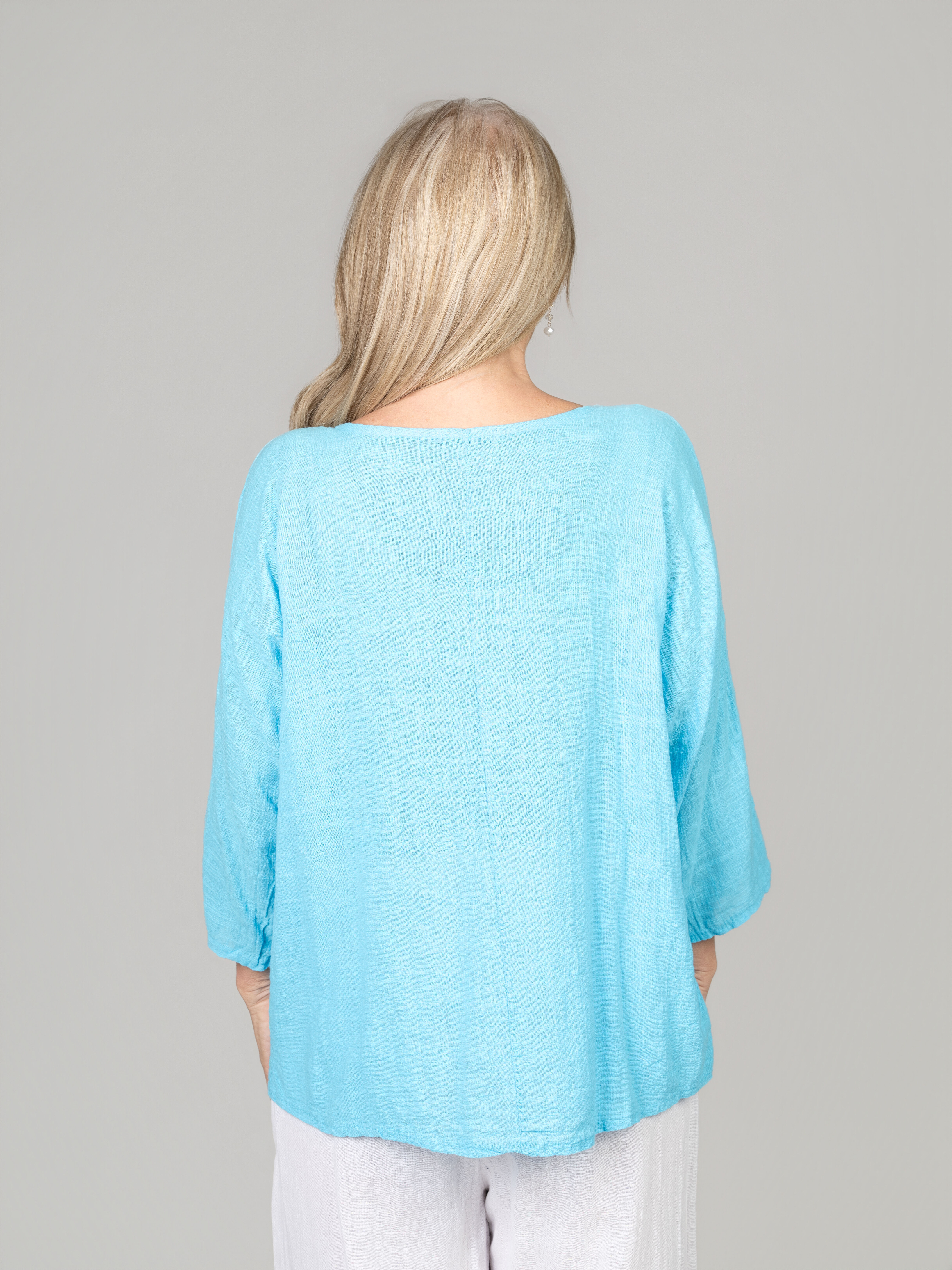 3/4 Sleeve Flowy Top Image 6