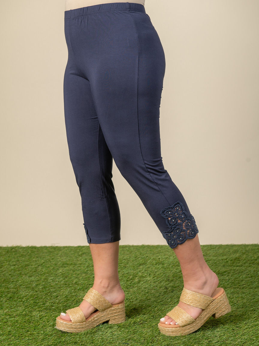 Bamboo Capri Legging  Image 2