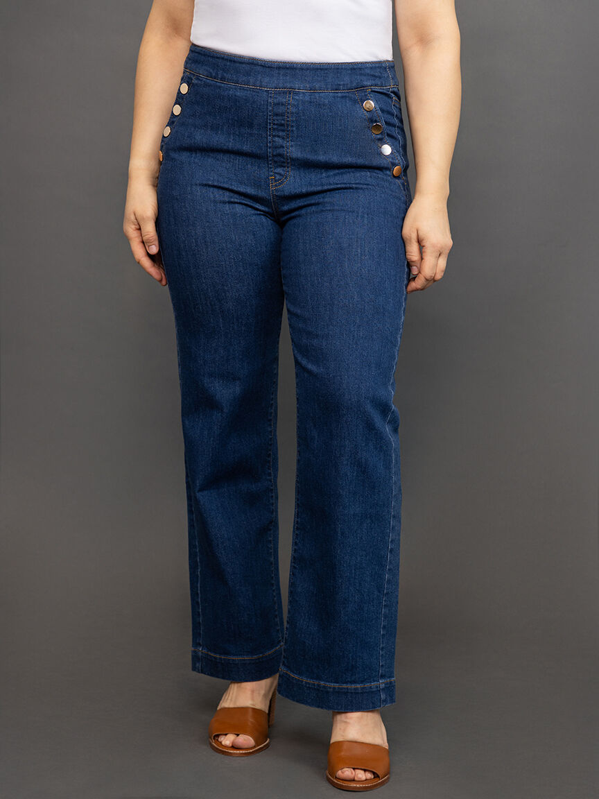 Gold Snap Pocket Jean Image 2