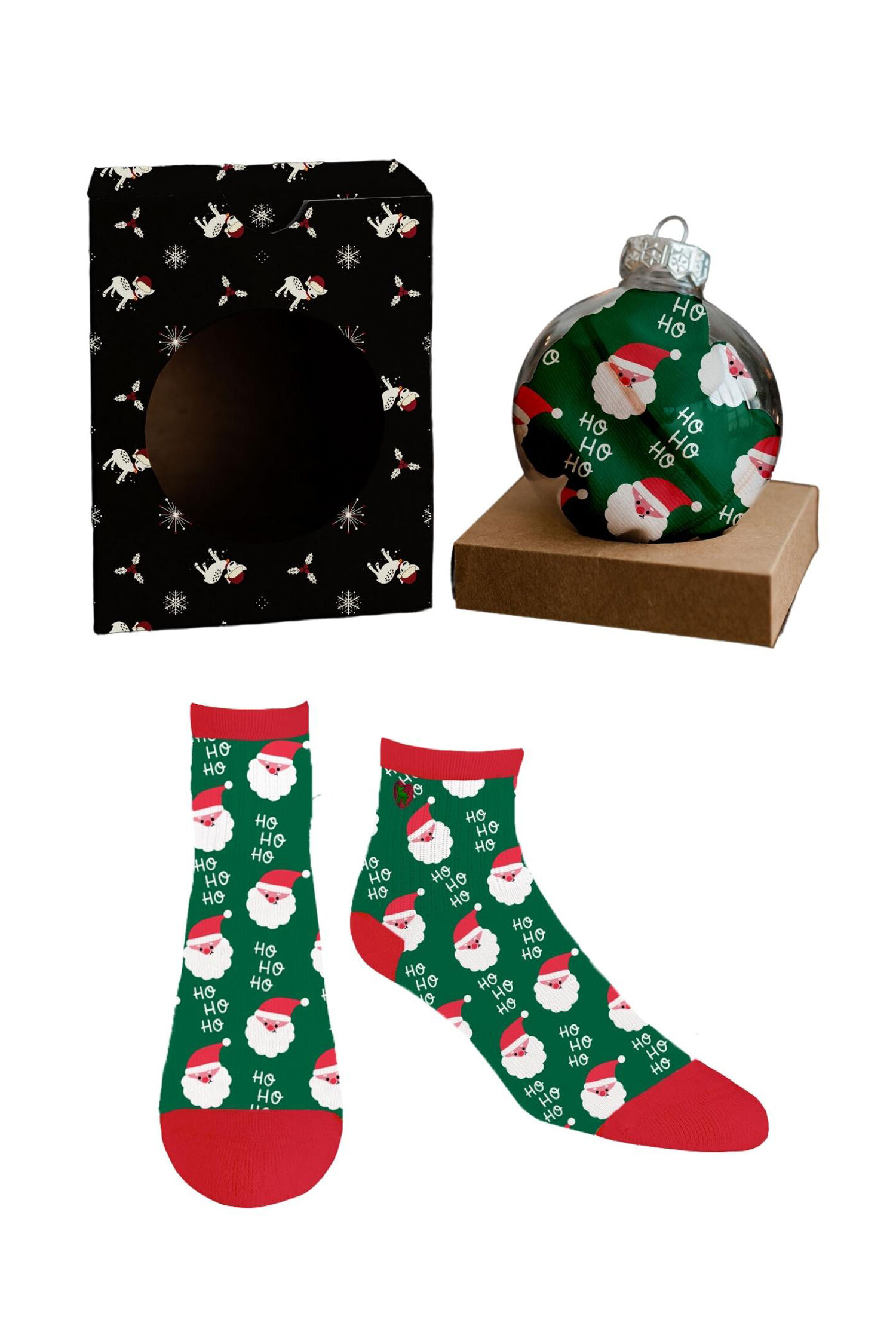 Nutcracker Ornament Bamboo Socks  Image 1