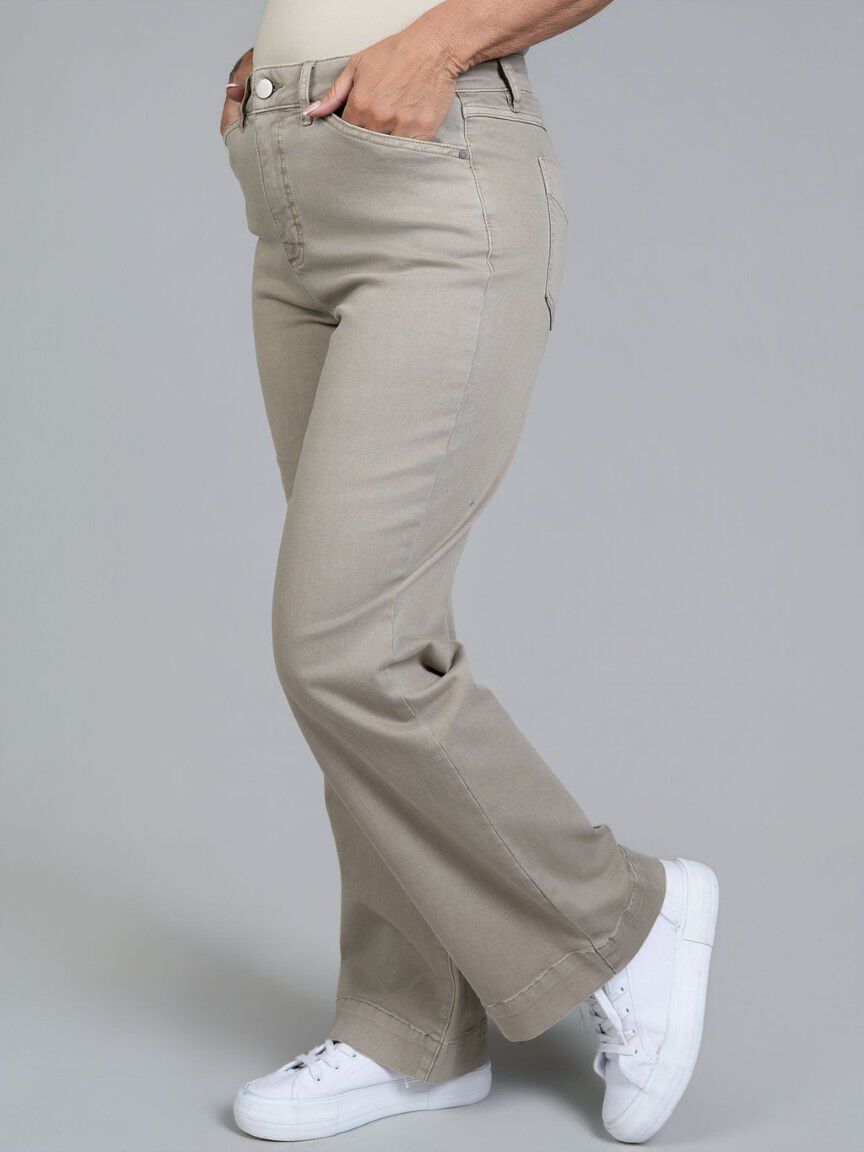 Wide Leg 5-Pocket Pants