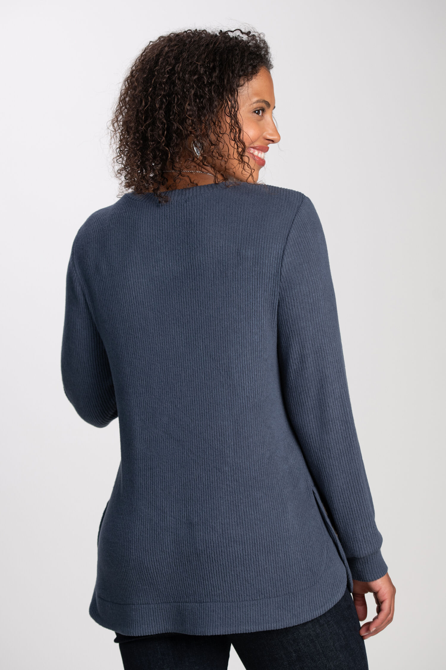 Long Sleeve Top w/ Buttons  Image 2
