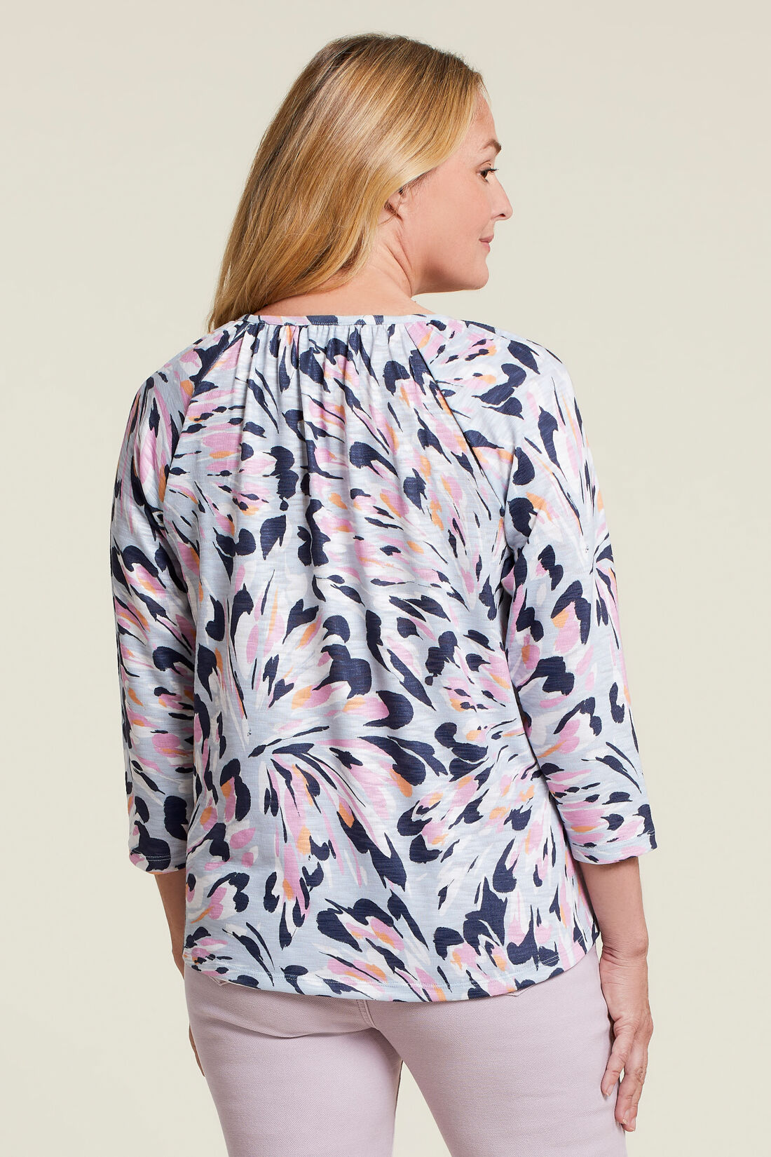 Keyhole Raglan Blouse  Image 2