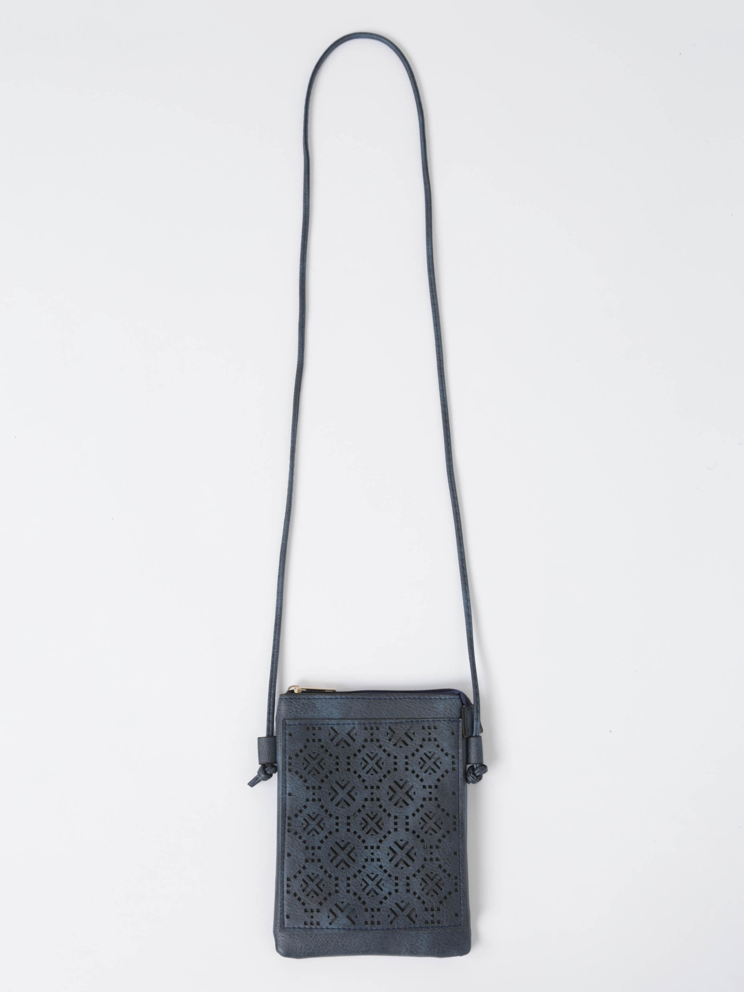 Denim Crossbody Bag Image 1
