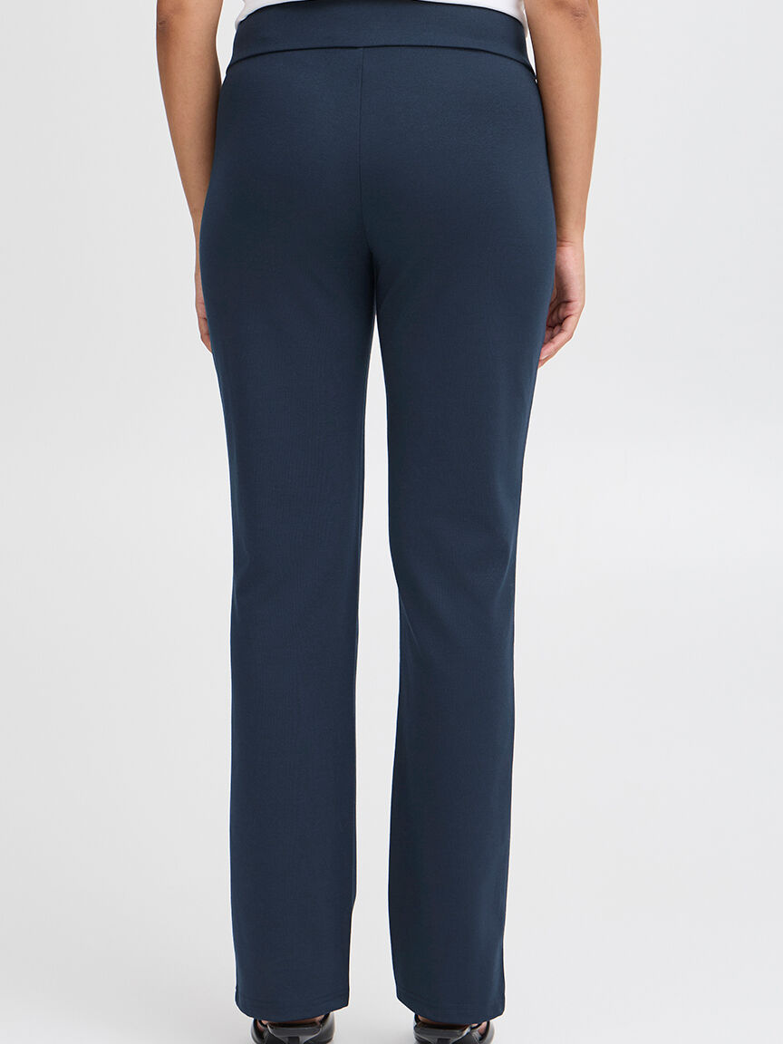 Pull-On Mid Waist Everyday Pants