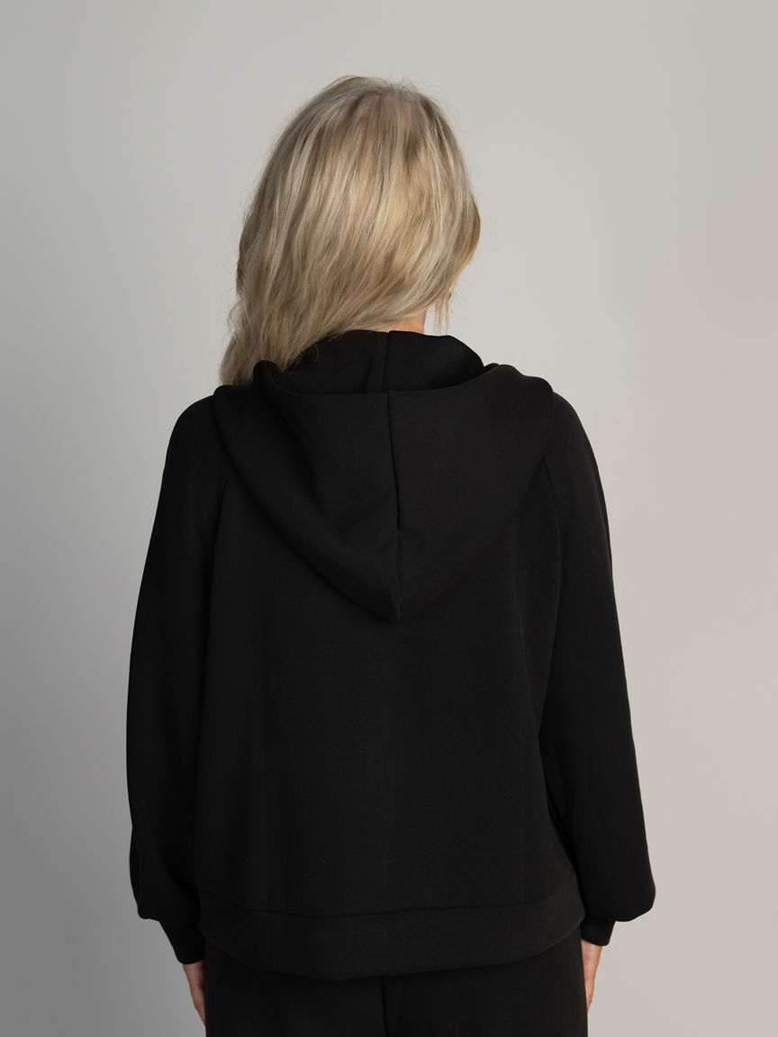 Zip-Up Hooded Sweatshirt