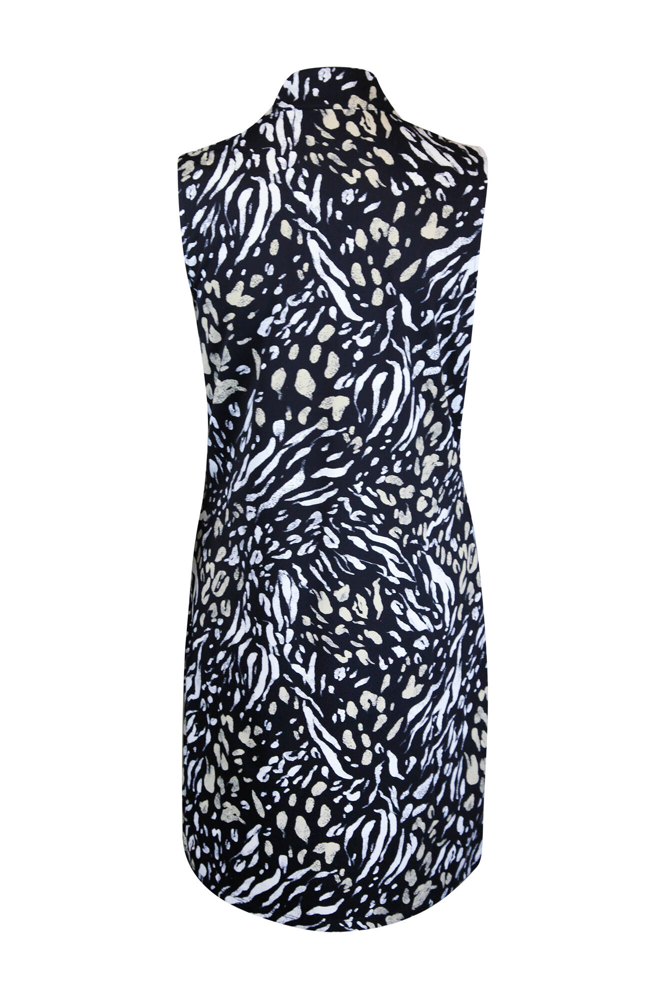 Animal Print Golf Dress with Pockets Image 2