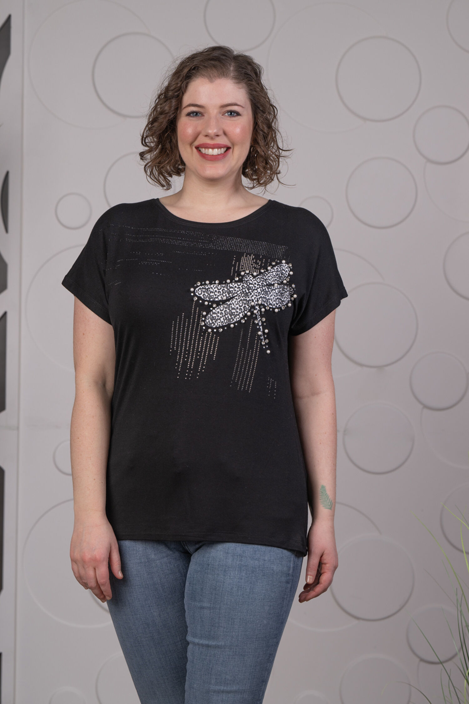 Embellished Dragonfly Top Image 1