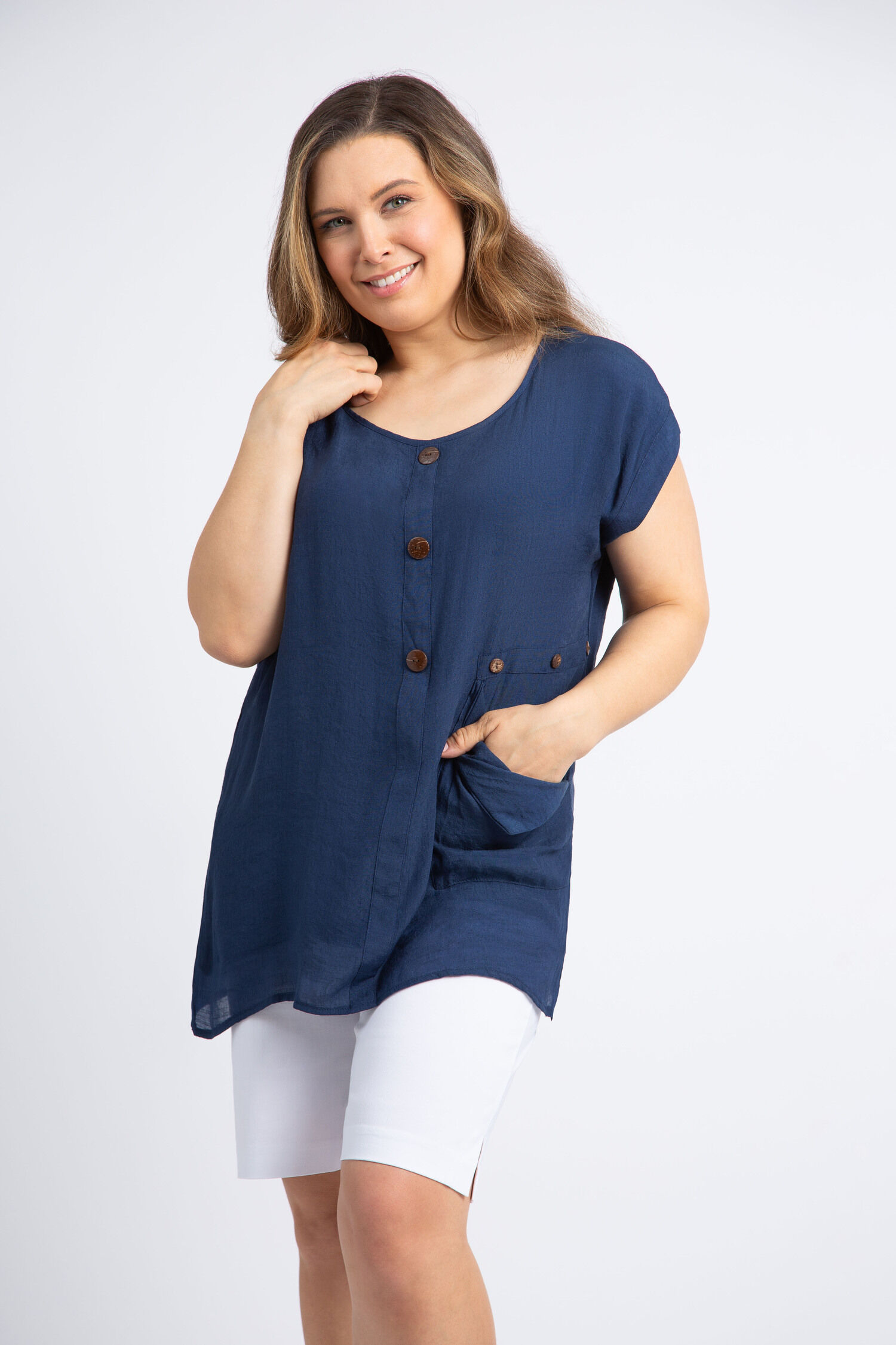 Short Sleeve Thea Blouse Image 2