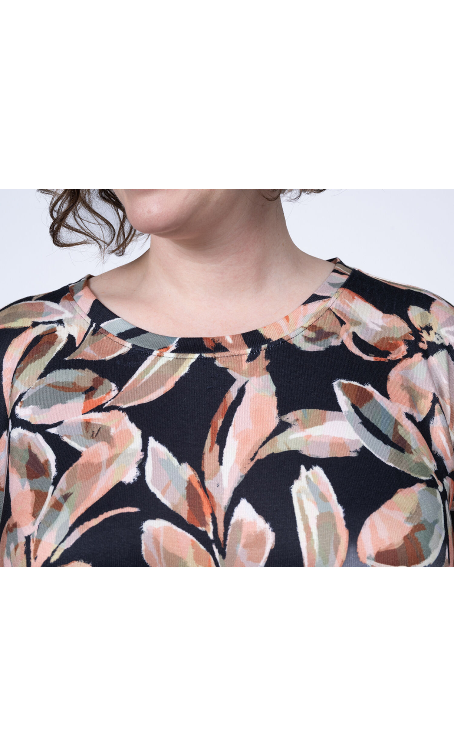 Long Sleeve Drop Shoulder Top  Image 2