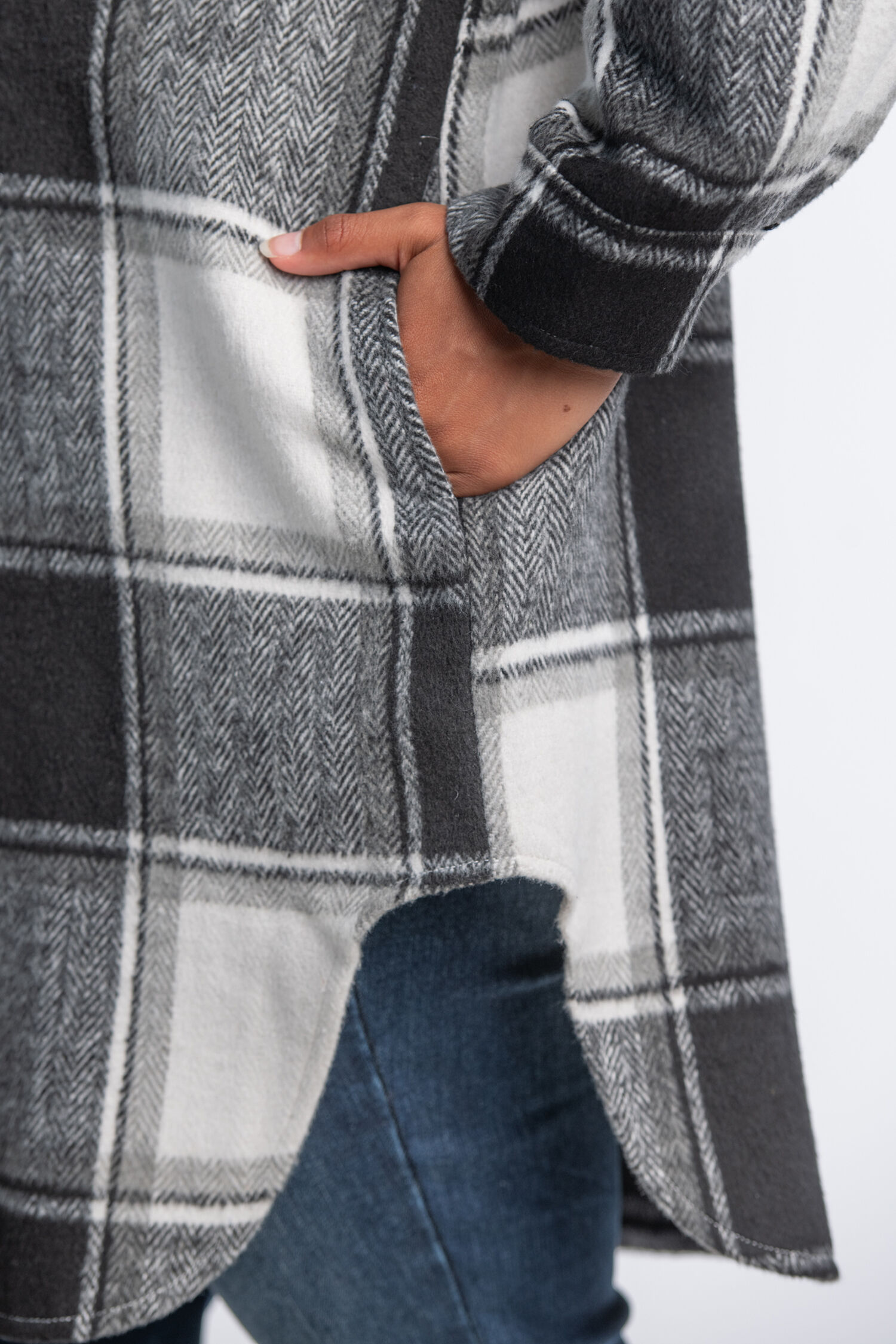 Plaid Shacket Image 3
