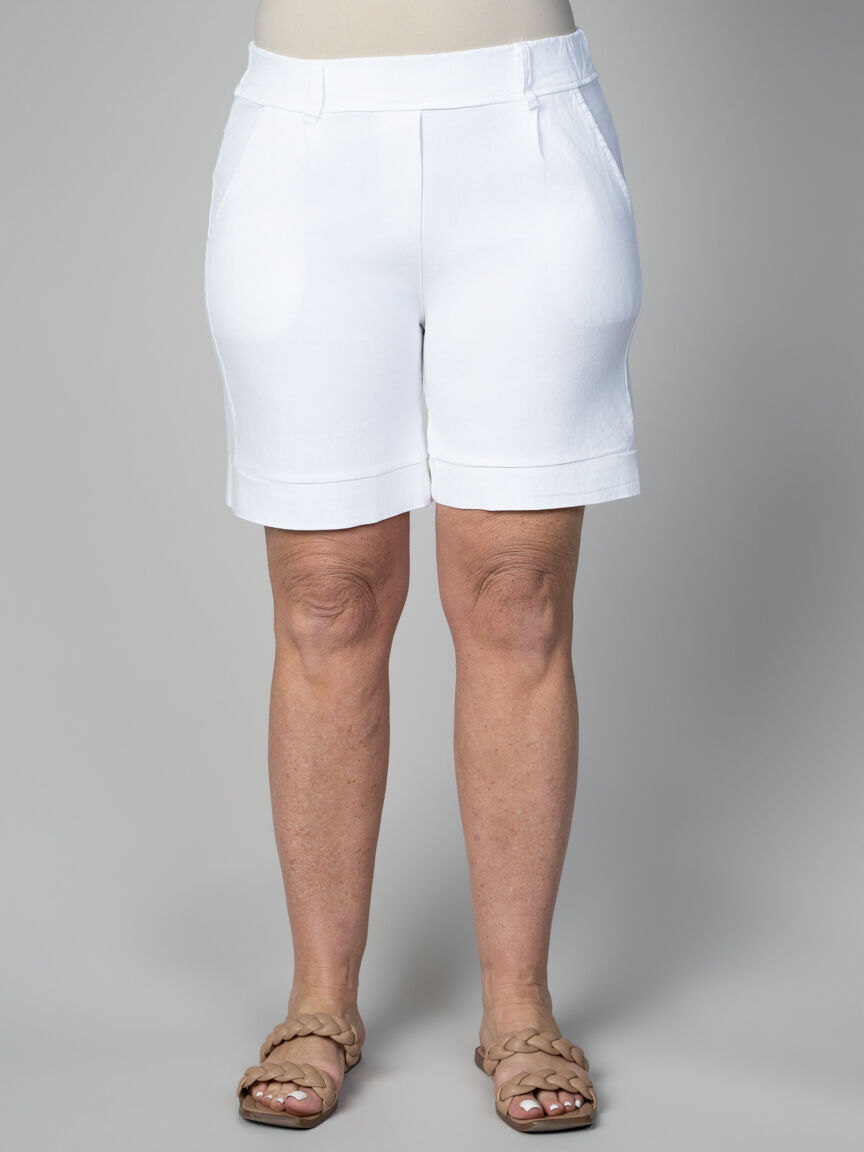 Pull-On Shorts With Belt Loops