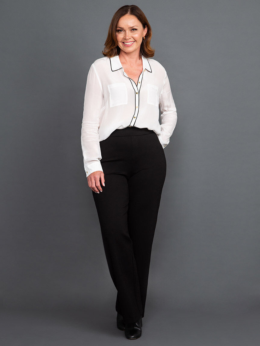 Long Sleeve Button-Up Blouse Image 6