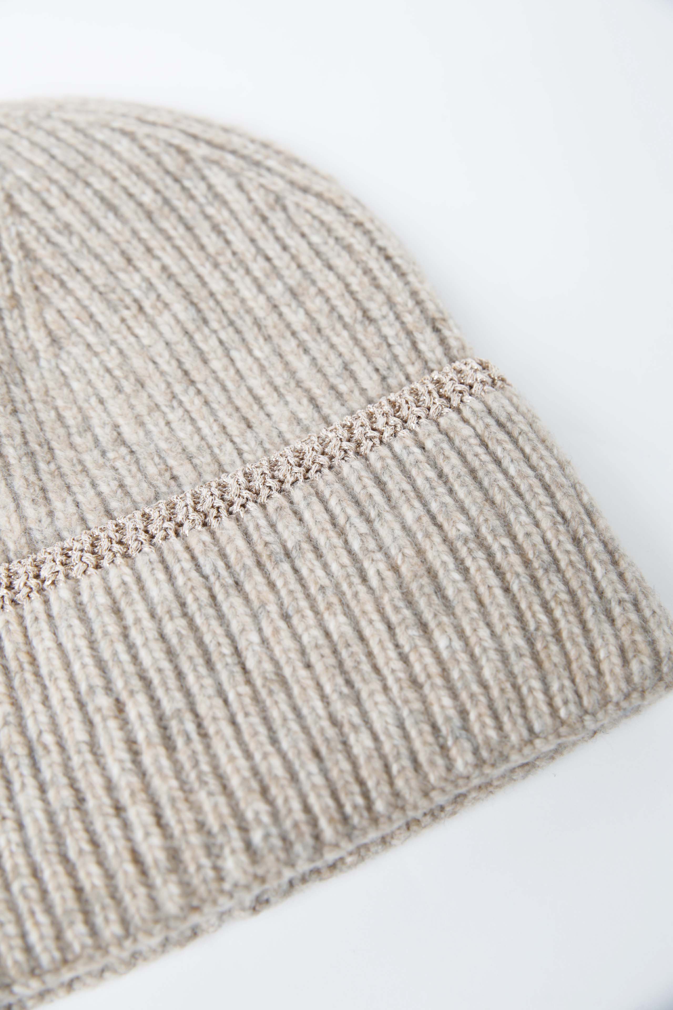 Beanie with Metallic Tipping    Image 2