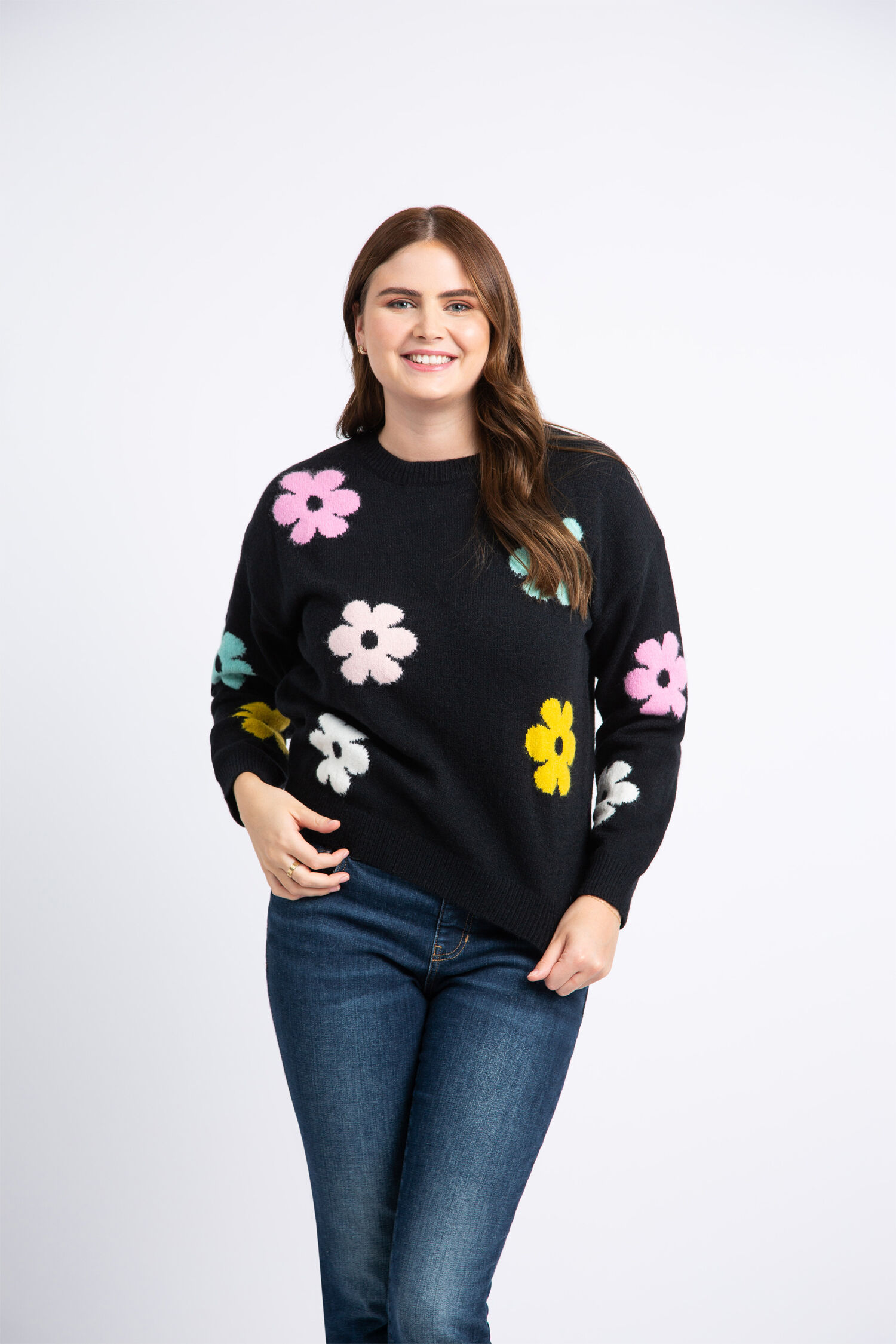 Long Sleeve Daisy Sweater  Image 2