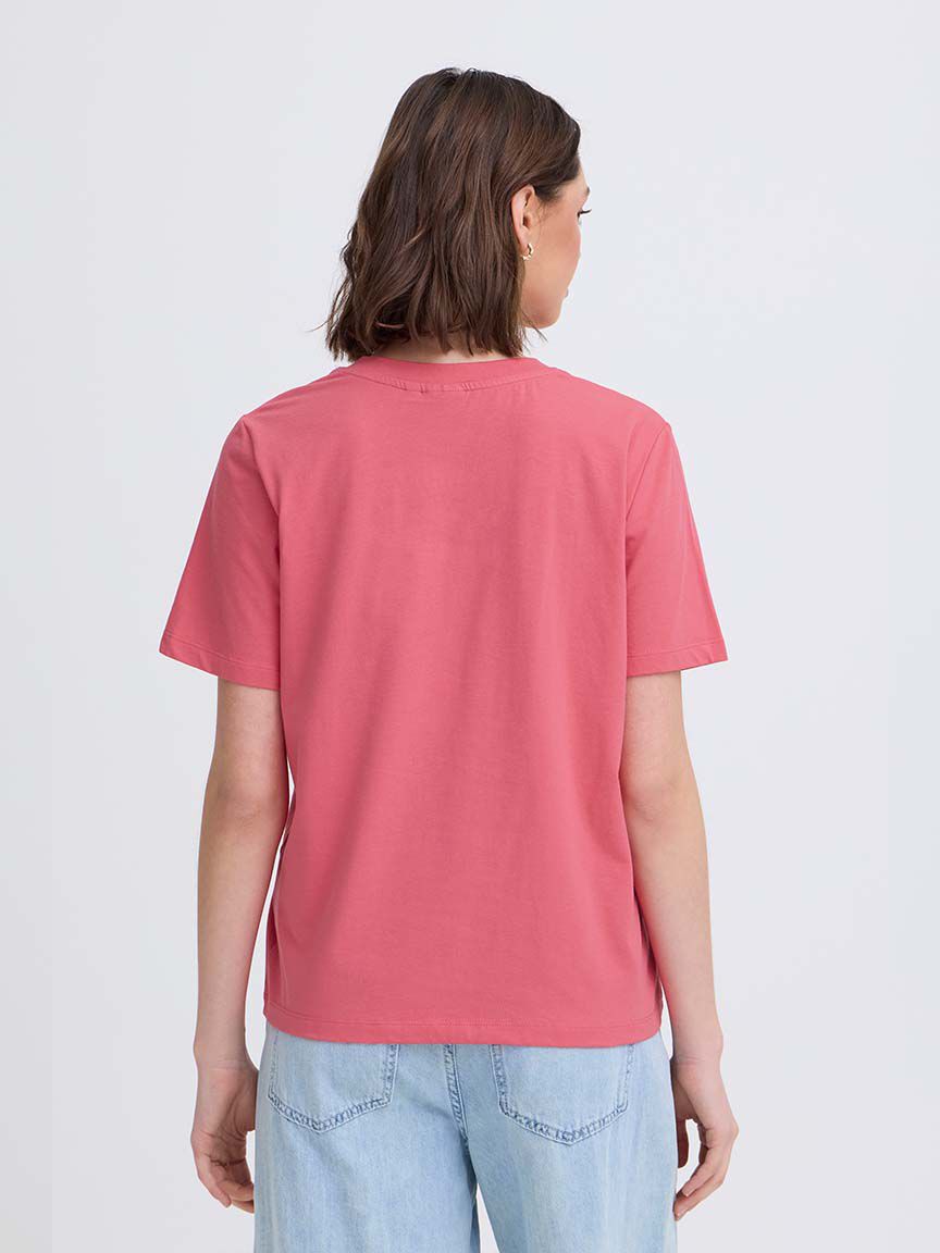 Short Sleeve V-Neck Cotton Shirt Image 2