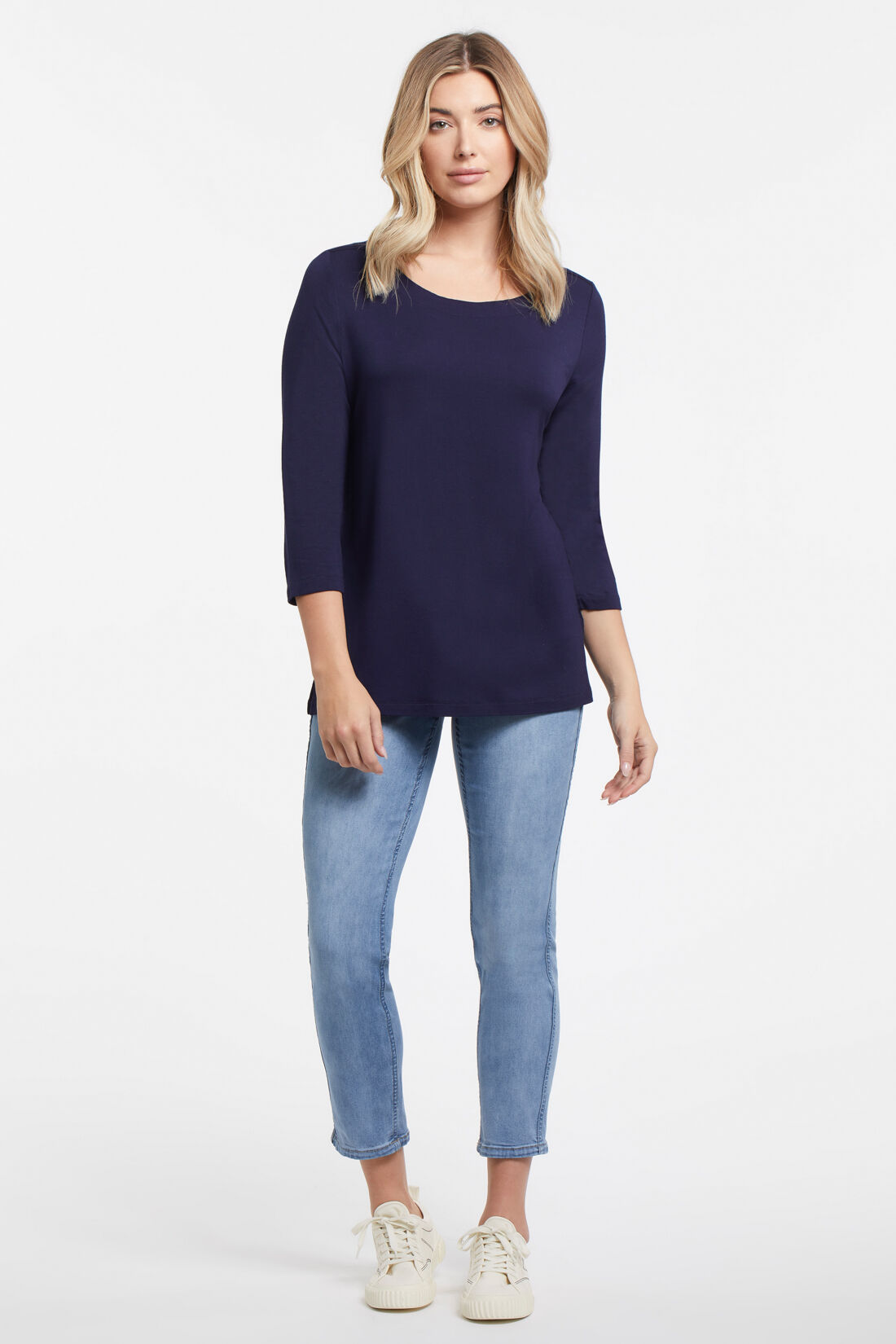 Reversible Floral And Solid Jeggings Image 1