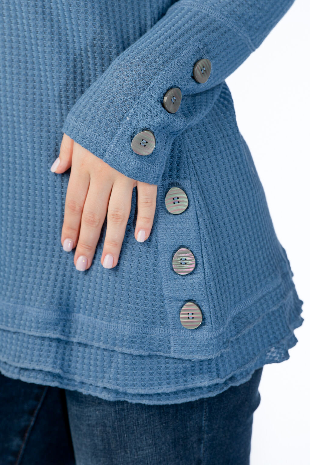 Ruffle Waffle Top Image 3