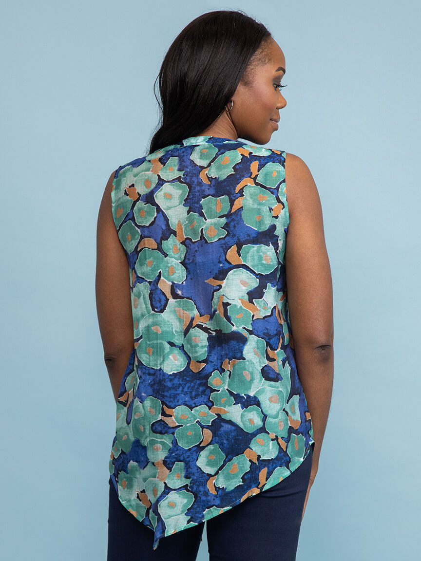 Pastel Garden Sleeveless Top  Image 4