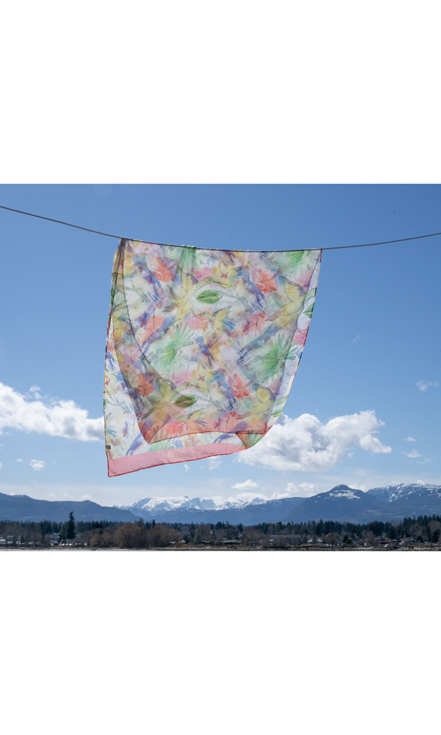 Flower Scarf Image 1