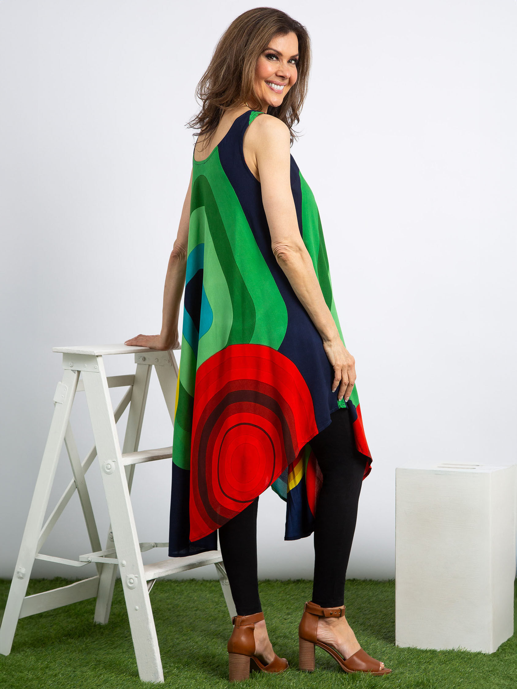 Sleeveless Umbrella Dress Image 3