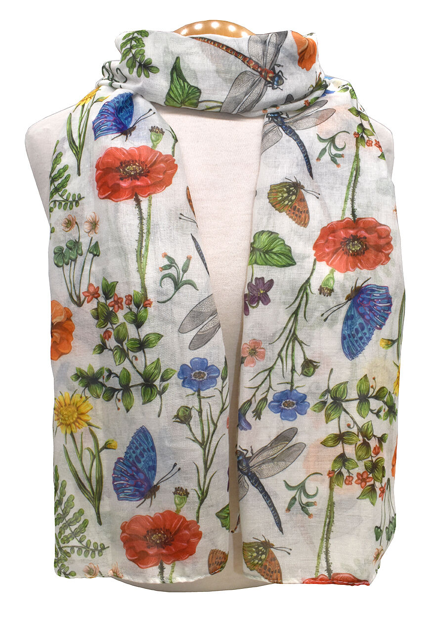 Lightweight Nature Print Scarf