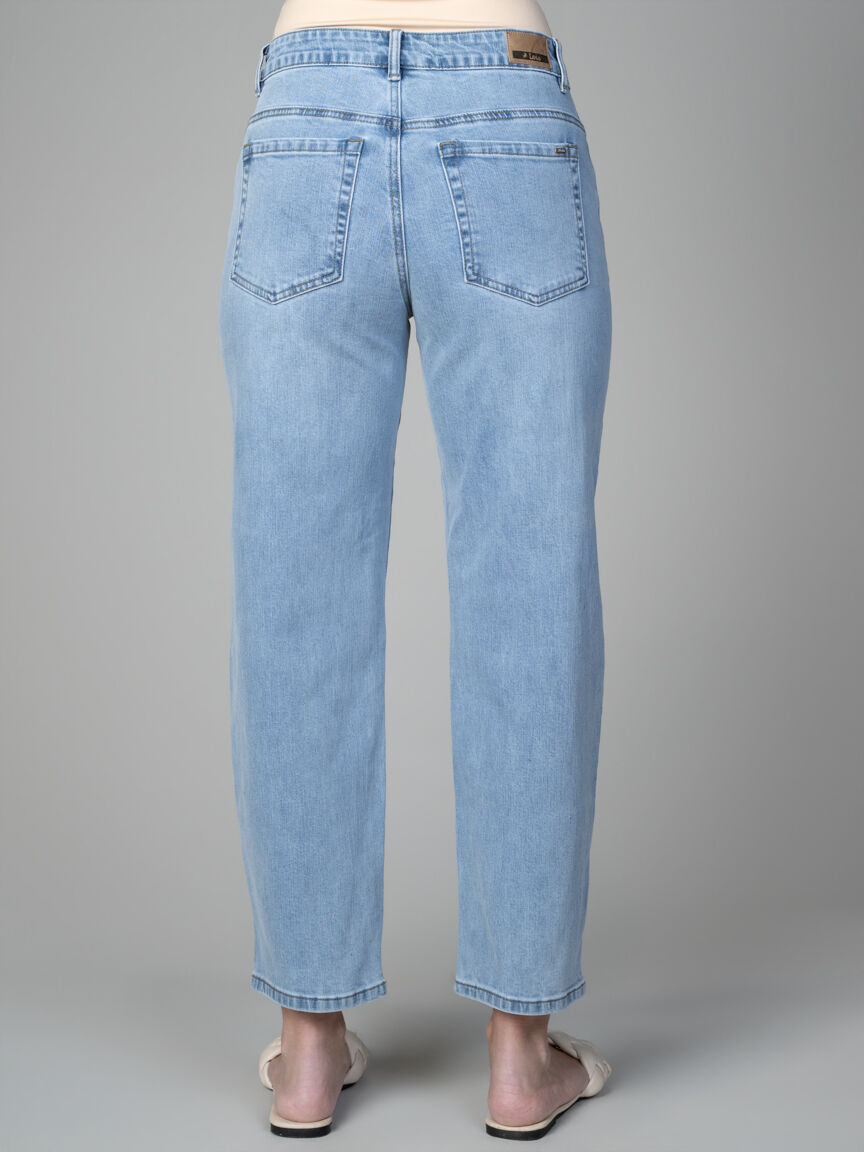 High-Waist Barrel Fit Jeans