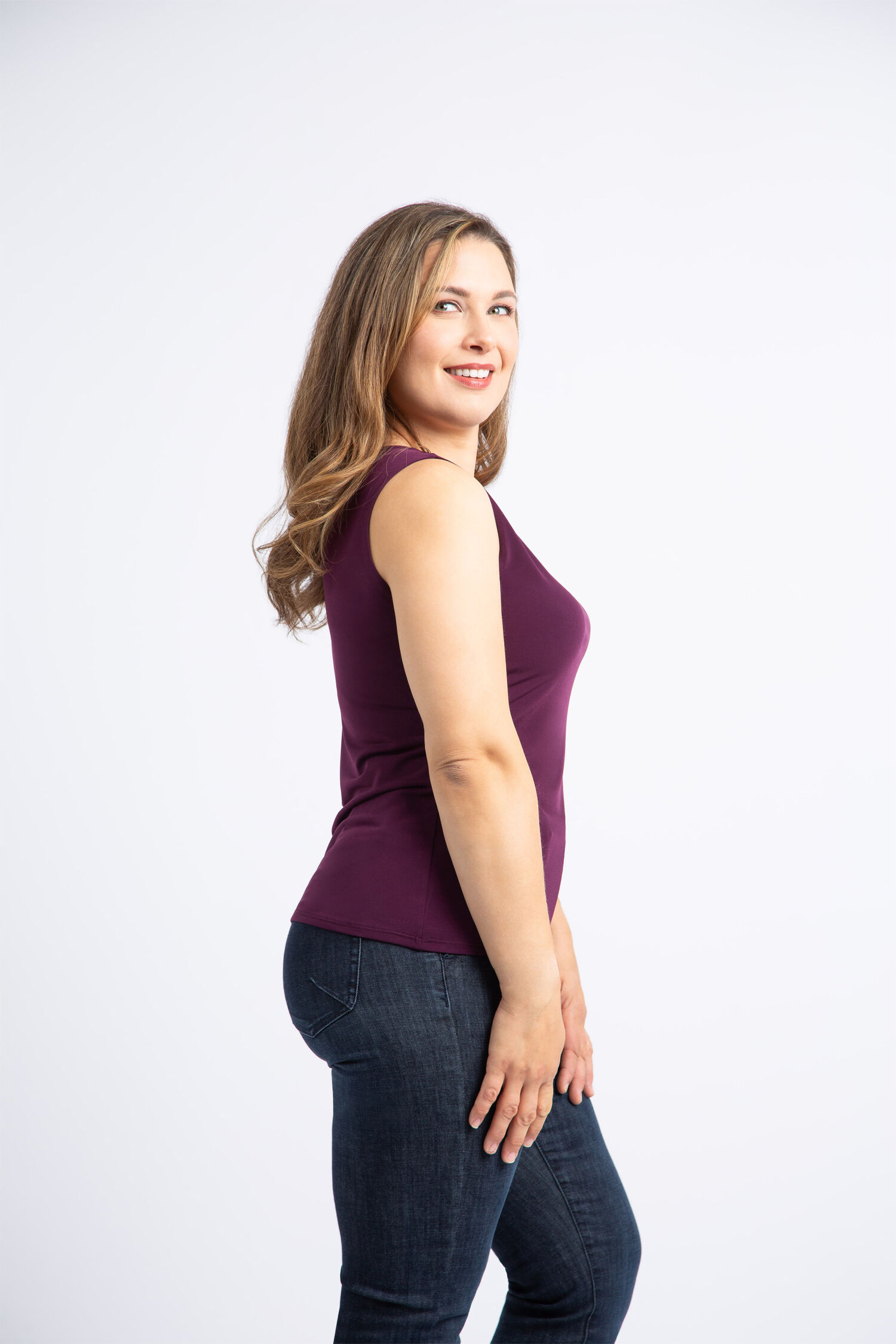 Basic Solid Cami Tank Image 3