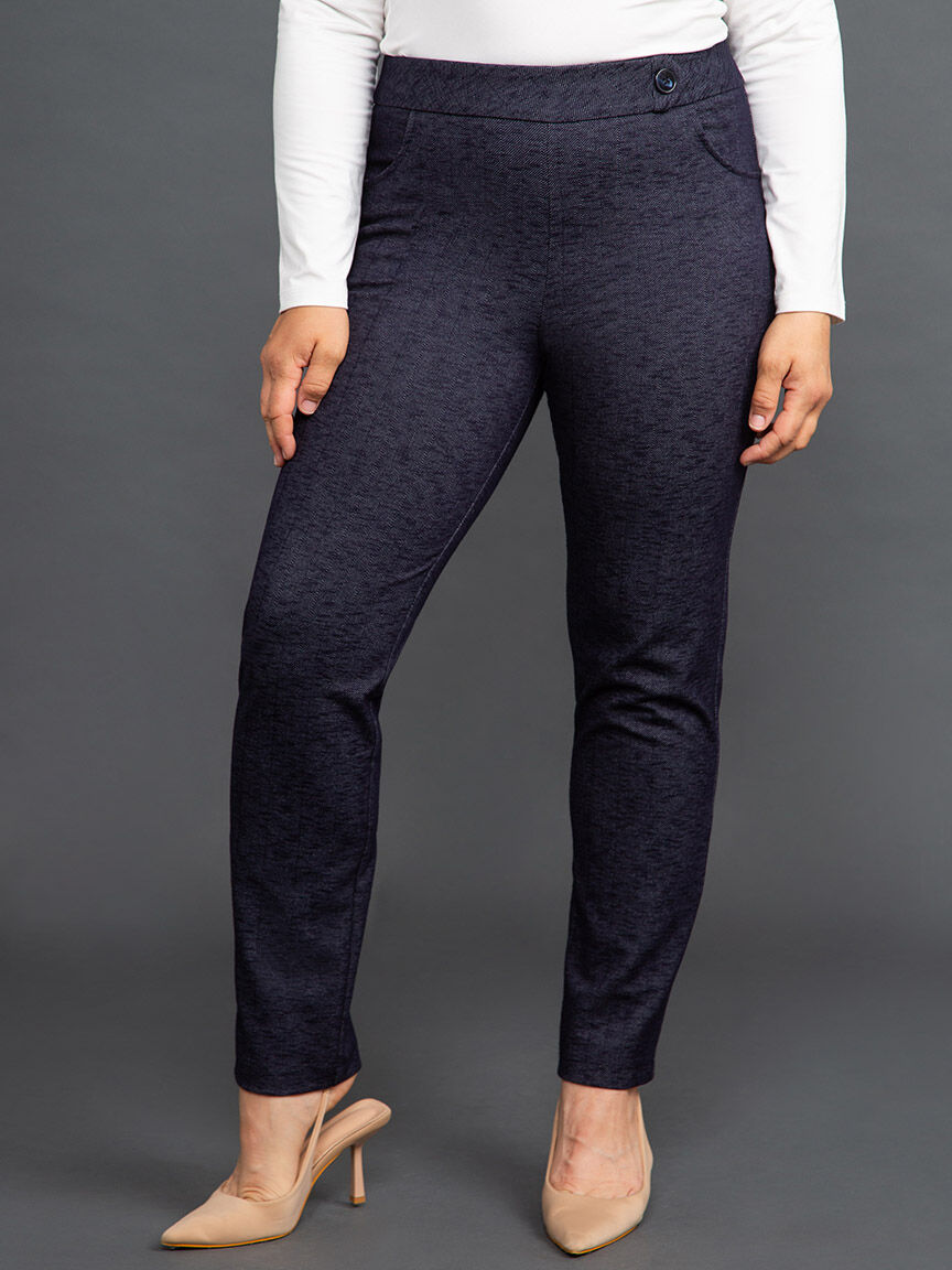 Pull On Straight Leg Pant