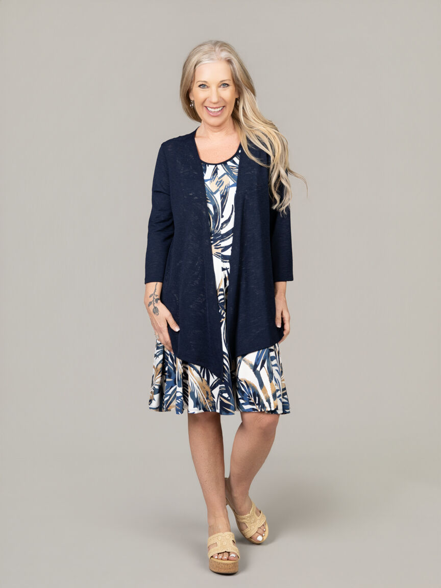 Sleeveless Fit and Flare Dress Image 6