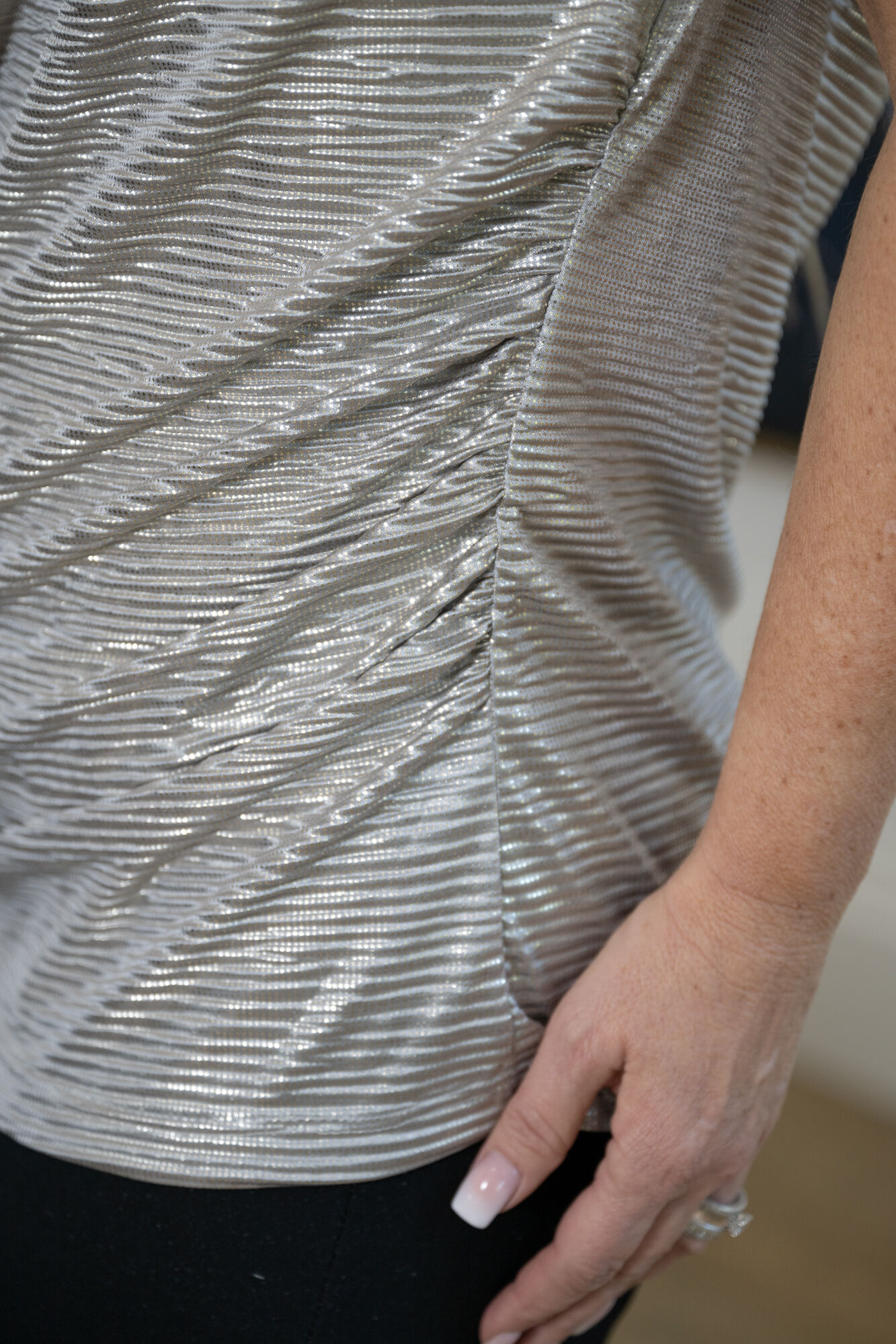 Sparkly Silvery  Tank Image 3