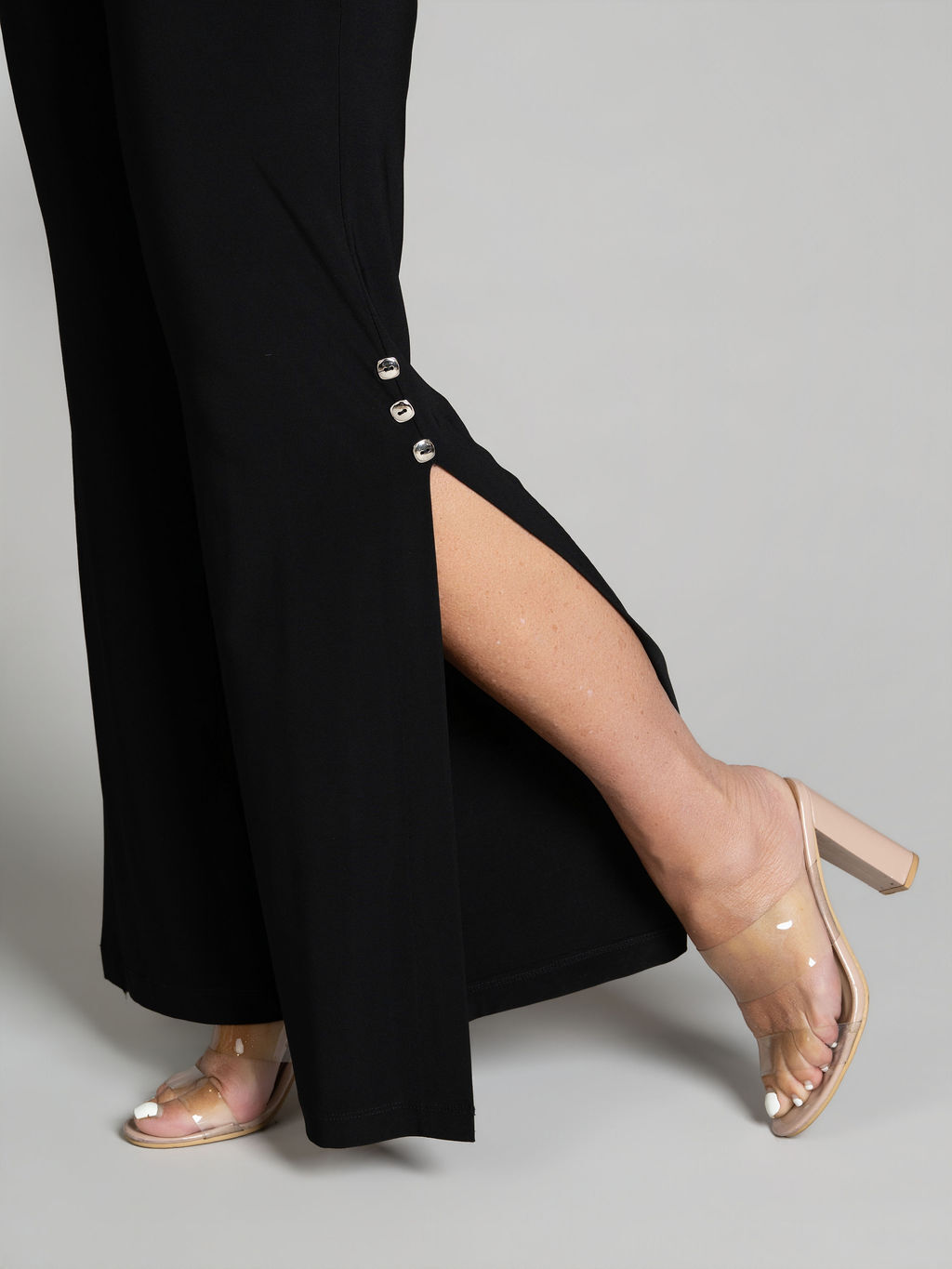 Side Slit Pull-On Pants