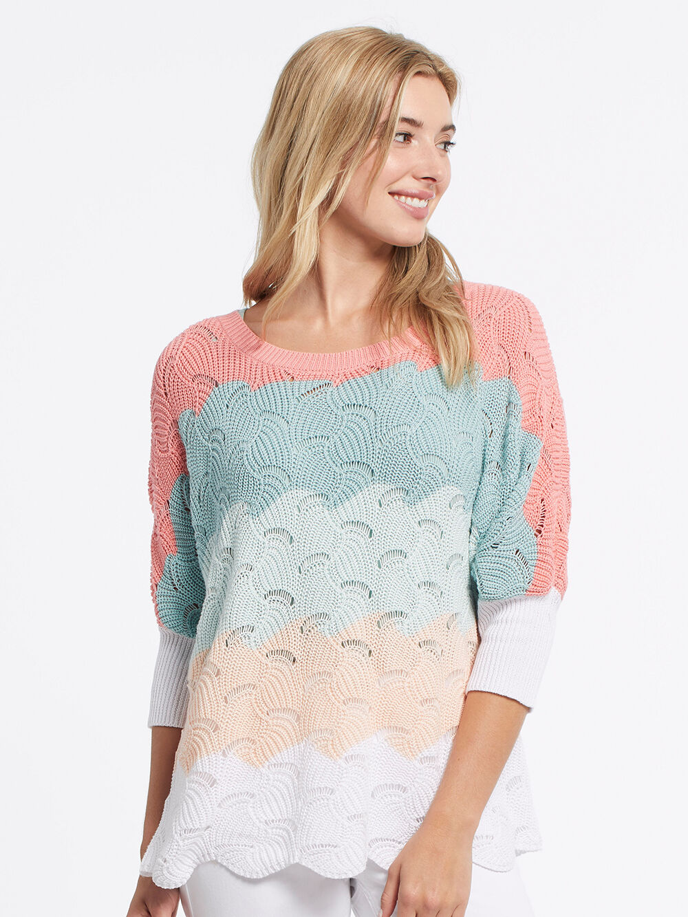 Pointelle Cali Sweater  Image 1