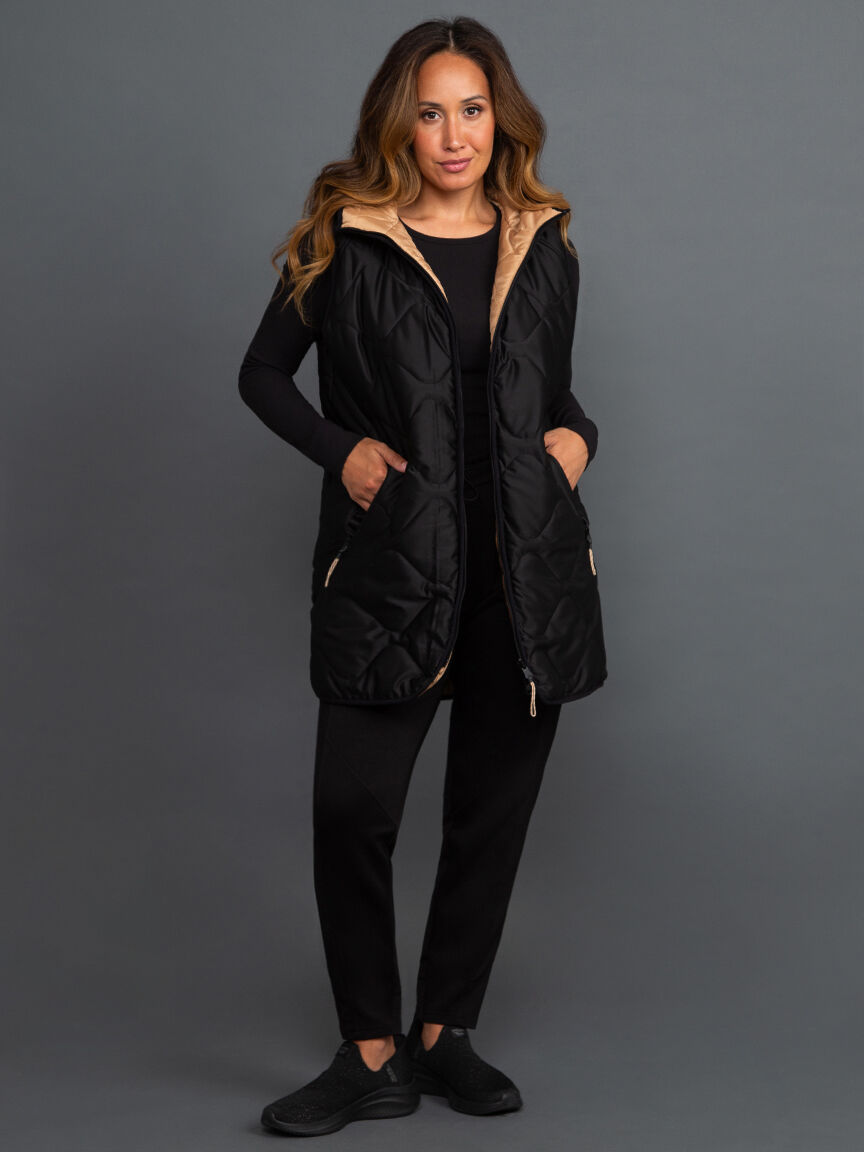 Reversible Quilted Vest Image 1