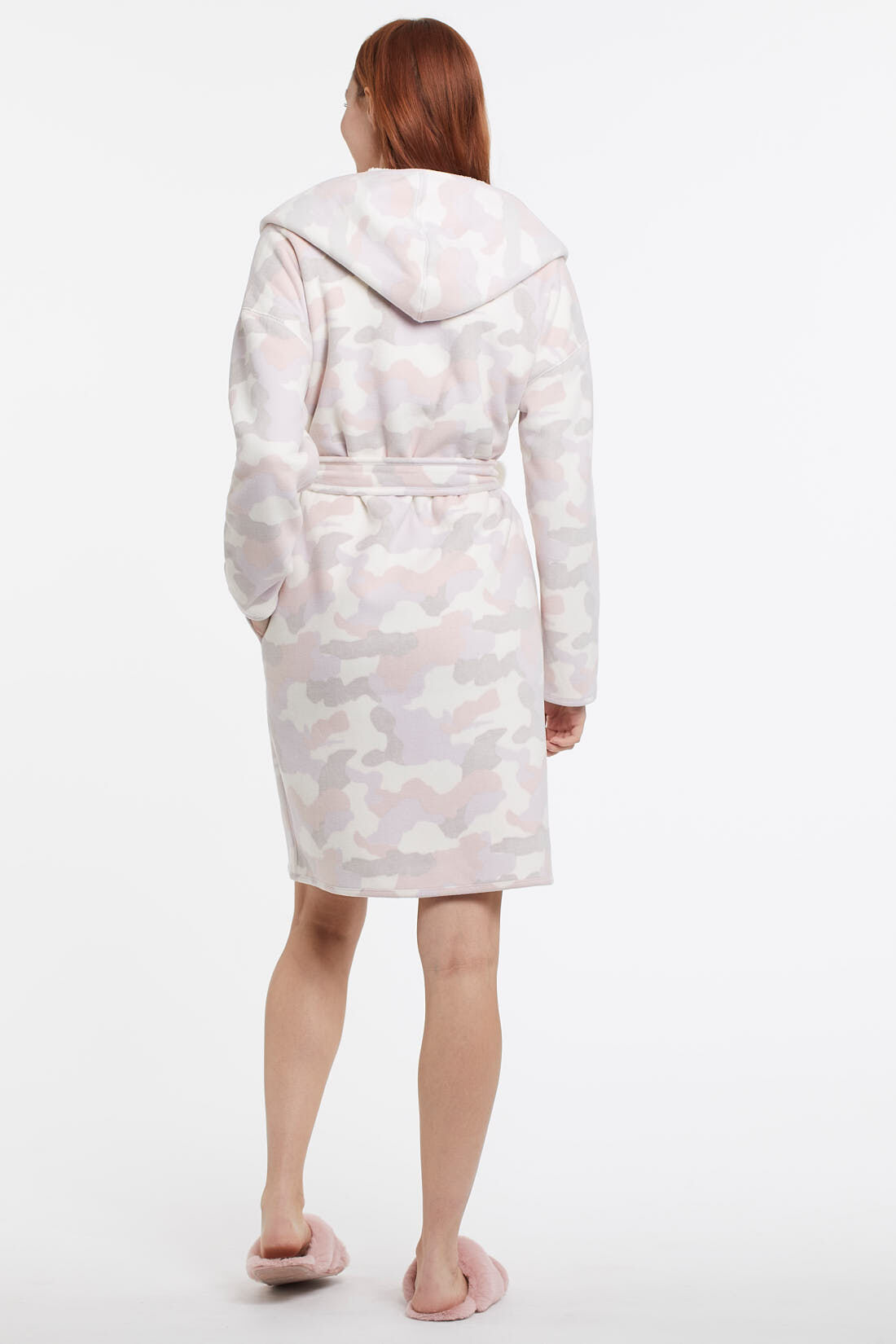 Camo Reversible Housecoat Robe Image 4