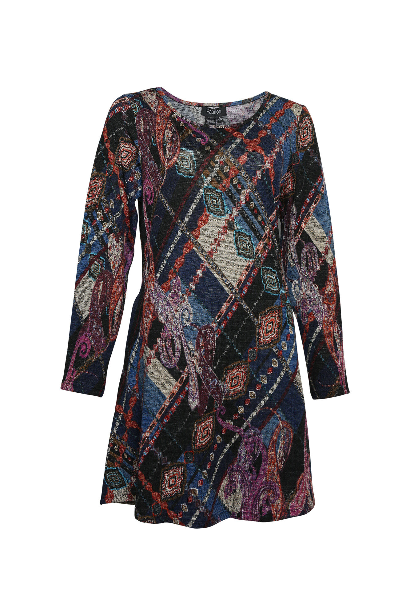 Yvette Long Sleeve Swing Dress