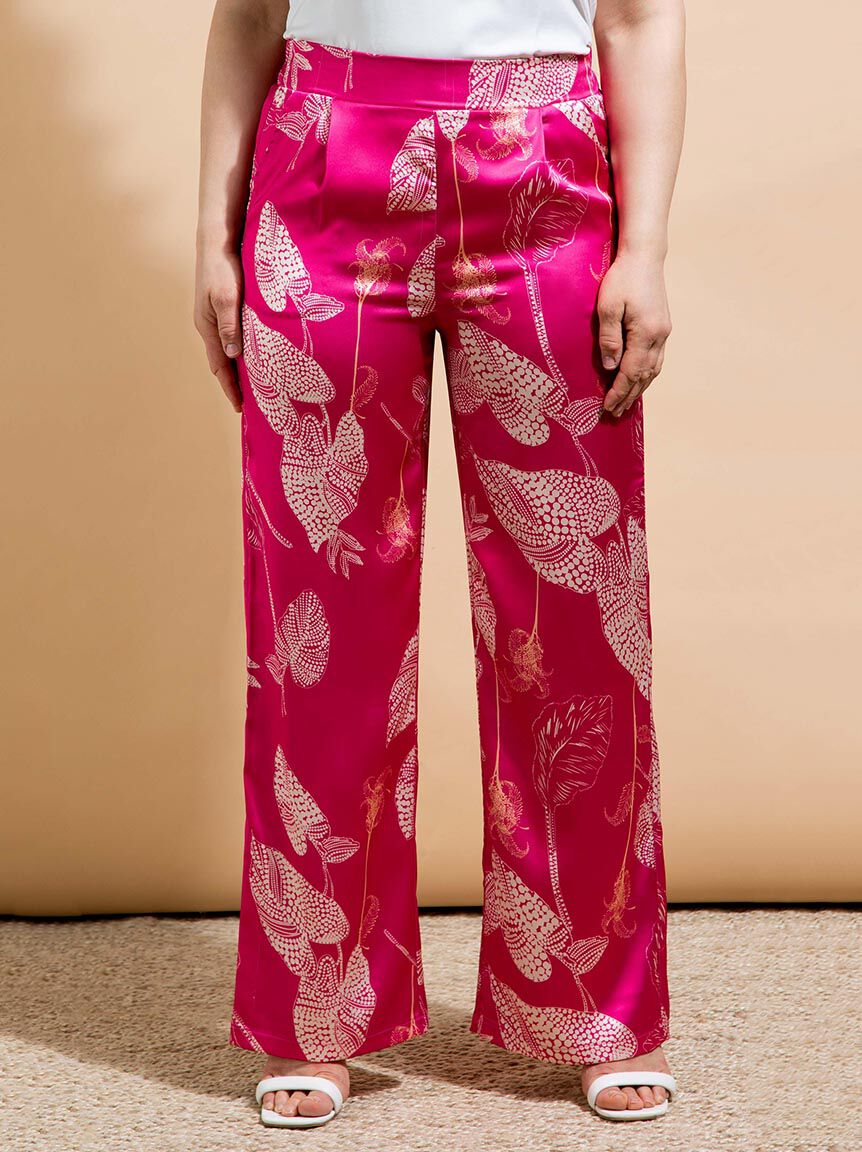 Satin Pull-On Pant Image 1