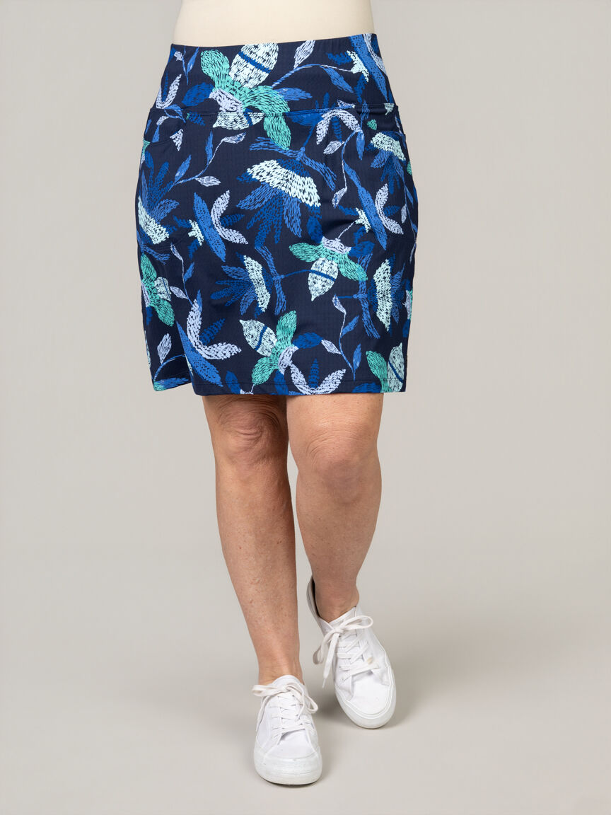 Pull-On Active Skort With Pockets