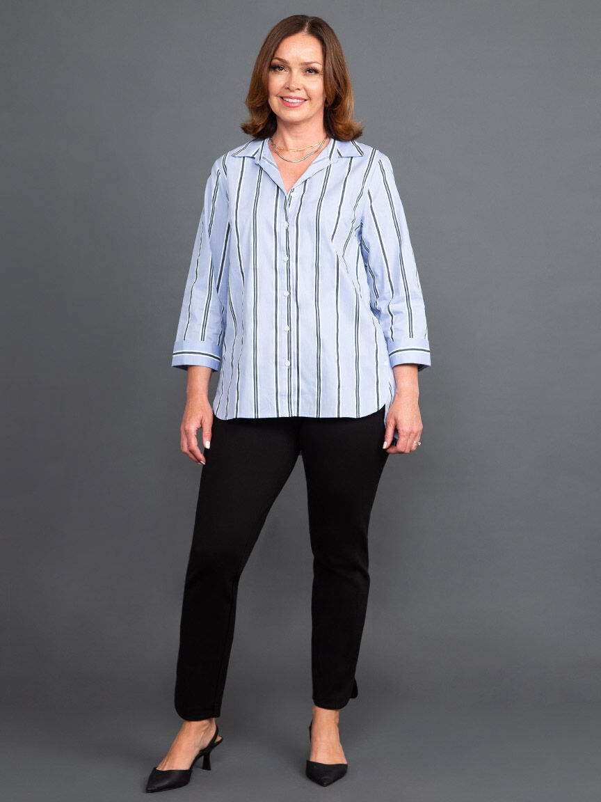 Slim Leg Smooth Pull-On Pant Image 1