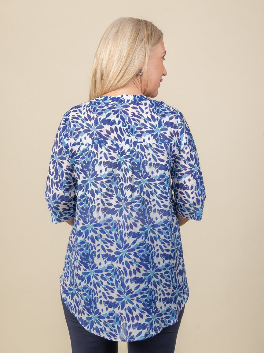 Elbow Sleeve Pullover Blouse Image 2