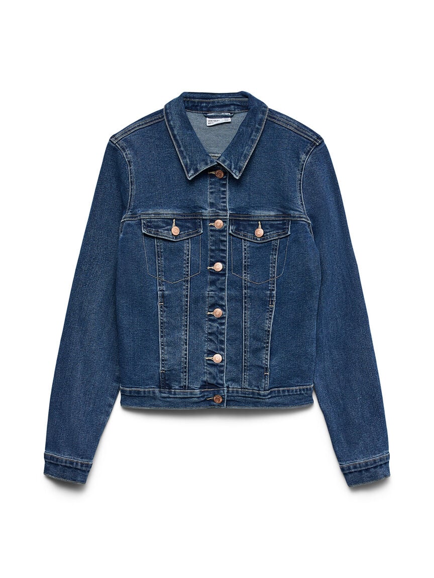 Long Sleeve Slim Denim Jacket